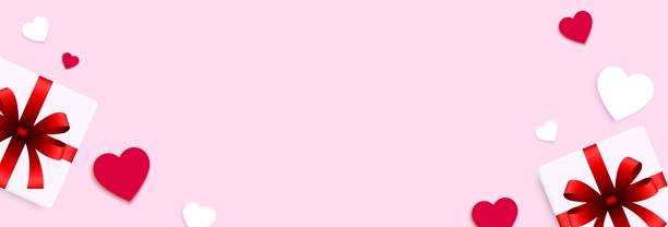 istock Love background with heart elements. Valentine's day, mother's day, holiday banner, card design. Vector 2194326962