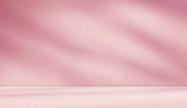 istock Pink red brown room studio with shadow overlay effect. Autumn summer background. 2194327799