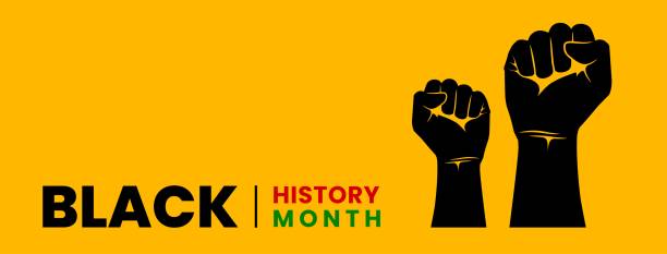 istock Black history month. Banner design with Black History Month teks. Celebrated annually in February in the United States and Canada, in October in the United Kingdom. Vector 2194329523