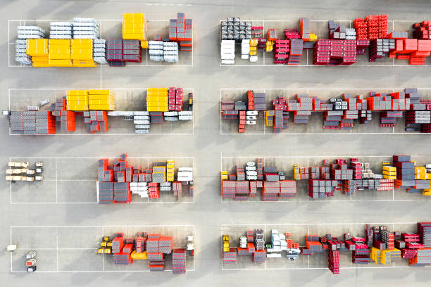 istock Aerial View of Construction Materials 2194330175