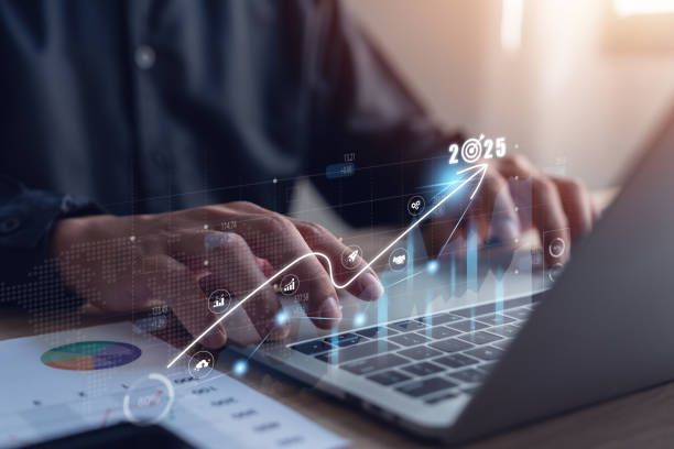 istock Growth. Businessman planning growth and business development concept. 2194331851