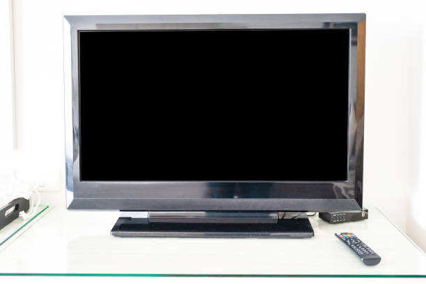 istock A TV on a cabinet 2194340053