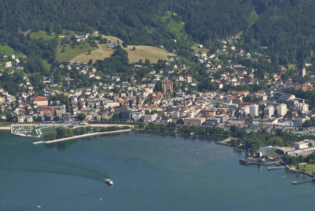 istock Aerial view of Lake Constance, Bregenz in Vorarlberg, Austria 2194343077