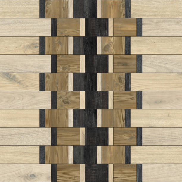 istock Seamless Geometric Design with Natural Textures. Parquet 2194349133