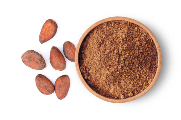 istock Cocoa bean and cocoa powder 2194363743