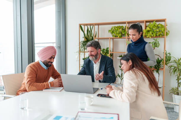 istock Diverse Business Executives in Productive Meeting 2194364490