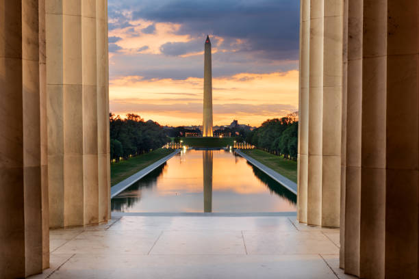 istock Washington Monument and Reflecting Pool from Lincoln Memorial 2194373078