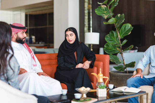 istock Professional Arabic Executives Engaged in Casual Meeting 2194383591