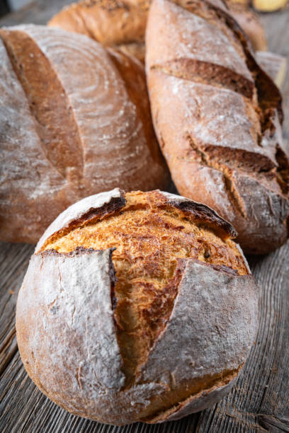 istock Rustic artisanal sourdough bread close-up 2194387602