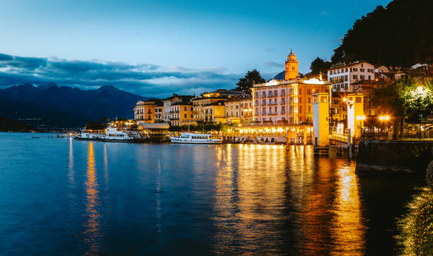 istock Bellagio reflecting on lake como at dusk 2194387770