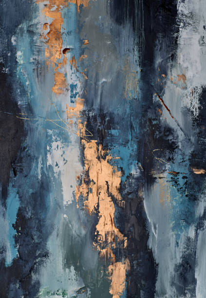 istock A modern abstract piece with soft gradients and flowing lines, bringing a serene and elegant atmosphere to any contemporary space 2194388587