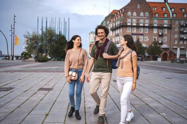 istock Young tourists exploring malmo city center in sweden 2194388949