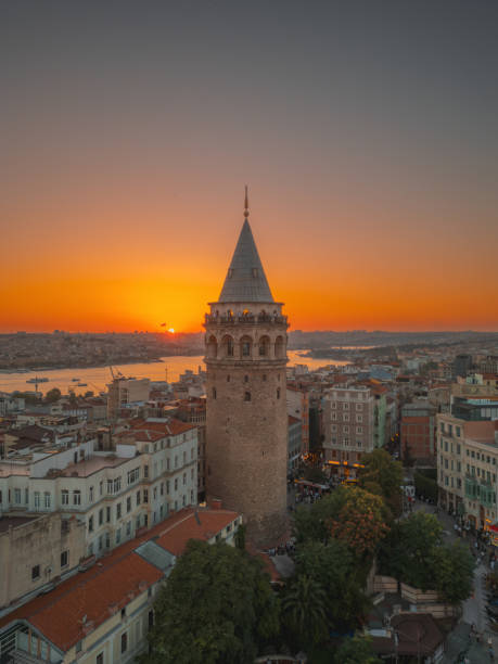istock Galata Tower at Sunset Overlooking Istanbul, Turkiye 2194392199