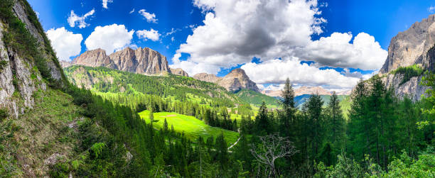 istock Panorama of Val Gardena mountains 2194394291