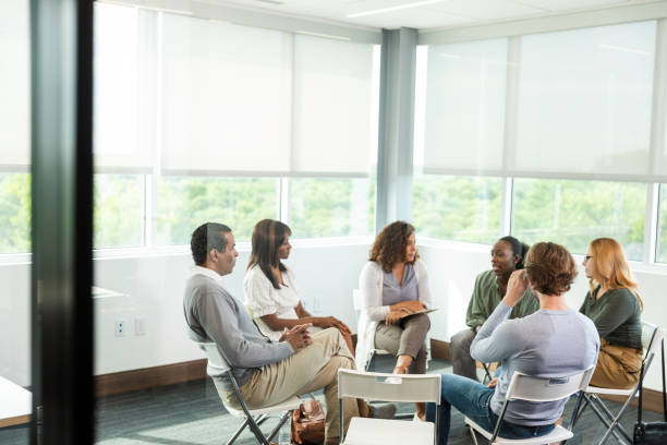 istock Diverse Group Therapy Session: Mental Health Support and Community 2194401541