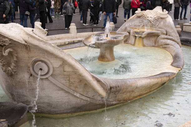 istock Barcaccia fountain in Rome, Italy 2194401896
