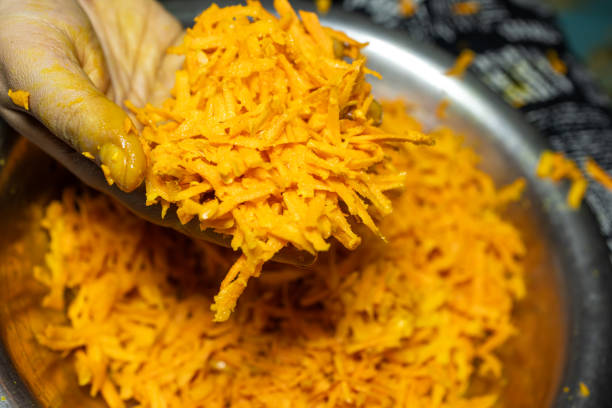 istock Freshly Grated Turmeric for cooking Close-Up Studio shot 2194402809