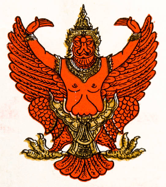 Antique Coat of Arms of Siam (1898)