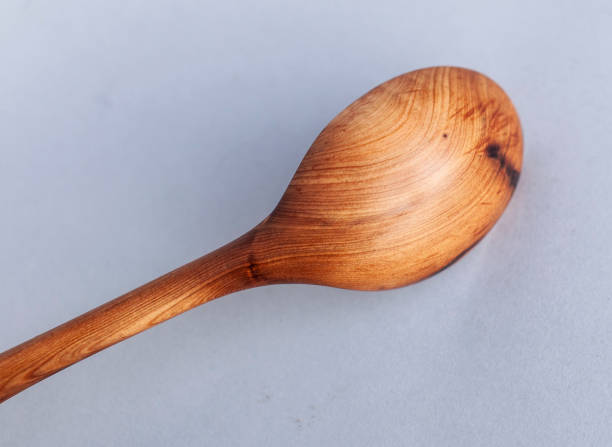 istock Wooden kitchen utensils stacked view close up 2194412188