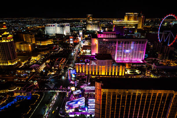 Night City View of las vegas and las vegas night life