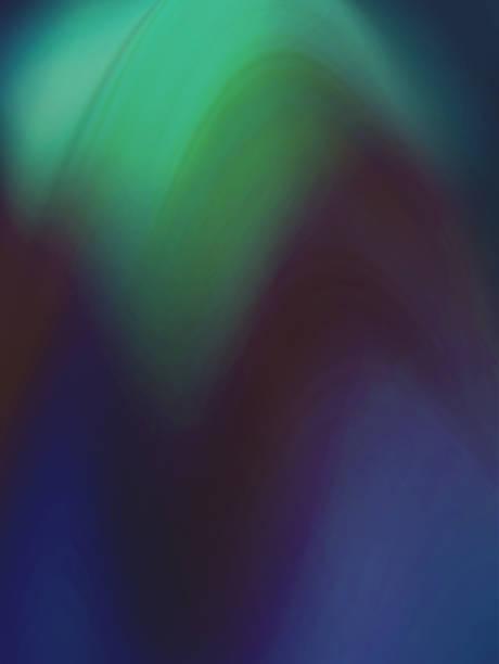 istock Abstract blue background with smooth wavy shapes. 3d shapes artistic design, Greeting card background 2194416435