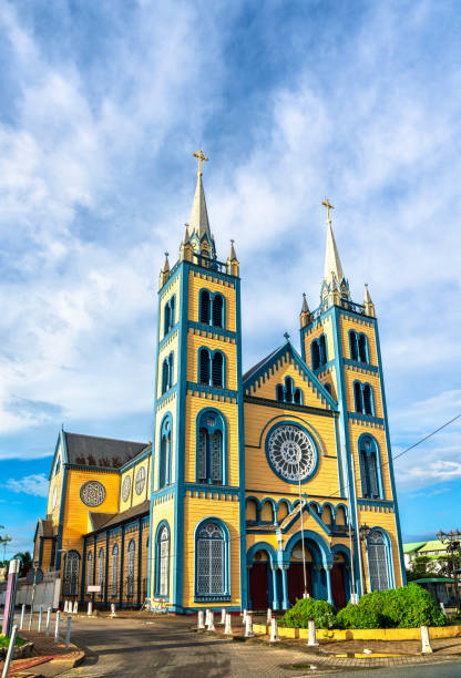 istock Saint Peter and Paul Cathedral, UNESCO World Heritage in Paramaribo, Suriname 2194421556
