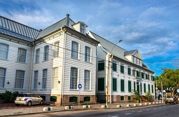 istock National Assembly in a historic building in Paramaribo, Suriname 2194421709