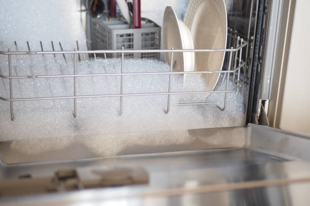 istock A Dishwasher Overflowing with Suds and Sparkling Clean Plates Ready for Use and Enjoyment 2194422062