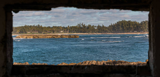 istock Framed View From Inside of  World War II Machine Gun Pill Box 2194423225