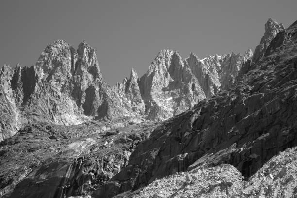 istock The Aiguile du Verte massif from glacier Mer de Glace 2194423301