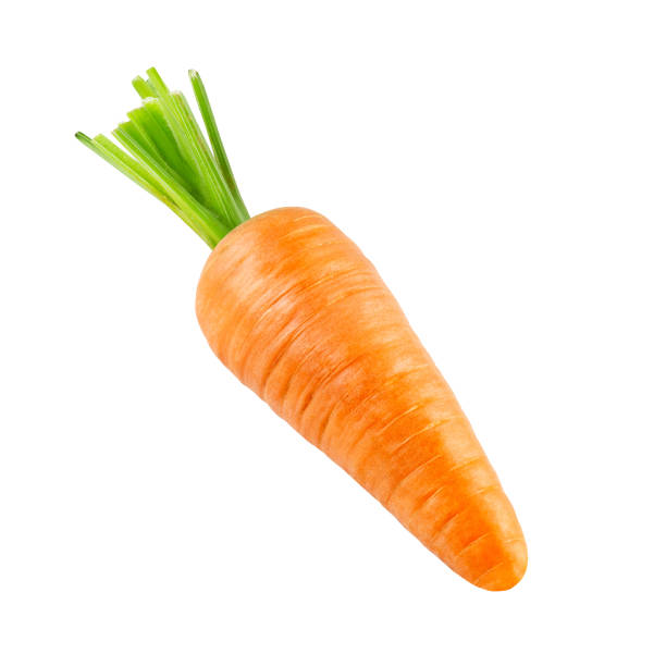 istock Fresh carrot isolated on white background. Ripe vegetables 2194424100