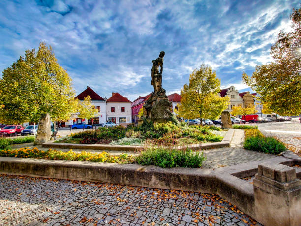 Beroun, city in Central Bohemia, Jan Hus Square