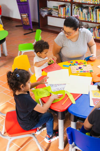 istock Children learning recycling activities with teacher in kindergarten 2194427874