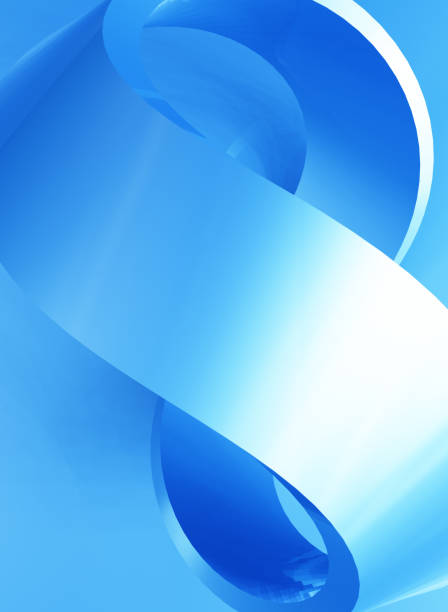 istock Trendy geometric background with Blue abstract waves 2194429480