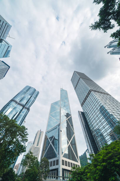 istock Modern skyscrapers in Hong Kong 2194445777