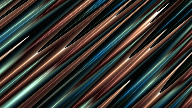 Abstract Internet Cable Big Data Background Fiber Optic Futuristic Connection Communication Computer Network Colorful Striped Wave Pattern Technology Flowing Shape Copper Teal Blue Coral Rose Gold Orange Pipes in a Row LED Light Repetition Texture Digitally Generated Image Fractal Art for banner, flyer, card, poster, brochure, presentation abstracto internet cable big data fondo fibra Óptica conexión futurista comunicación red informática colorido rayado patrón de onda tecnología forma fluida cobre azul azul, coral rosa oro naranja tubos en una fila repetición de luz led textura
