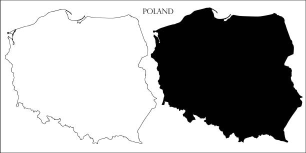 Poland Blank Map Poland Map Outline Vector Images Stock Poland Blank Map Poland Map Outline Vector Images 