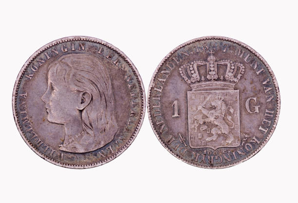 istock Ancient wilhelmina coin dutch coins. 2194458052