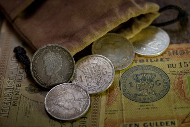istock Queen Wilhelmina silver coin. 2194458123