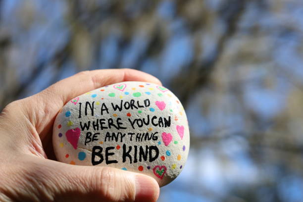 istock In a world where you can be anything be kind rock 2194475104