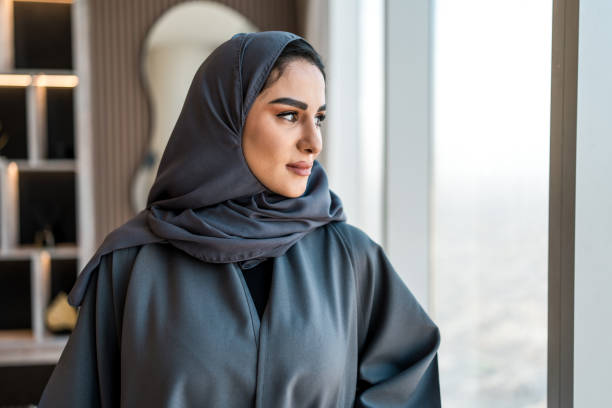 istock Thoughtful Arabic Woman in Modern Home 2194497497