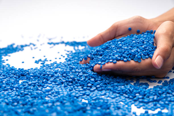 istock Produced from polymer plastic pellet factory. Petrochemical process for producing plastic pellet. Compound bead. polymerase chain reaction. 2194503025