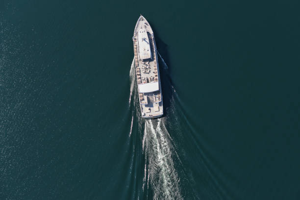 istock Aerial view of Lake Constance with passenger ship 2194508620