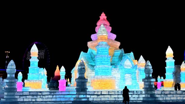 On January 30, 2024, Changchun, China, celebrated the New Year with great joy! The streets in Changchun are beautified and brightened to create a strong \