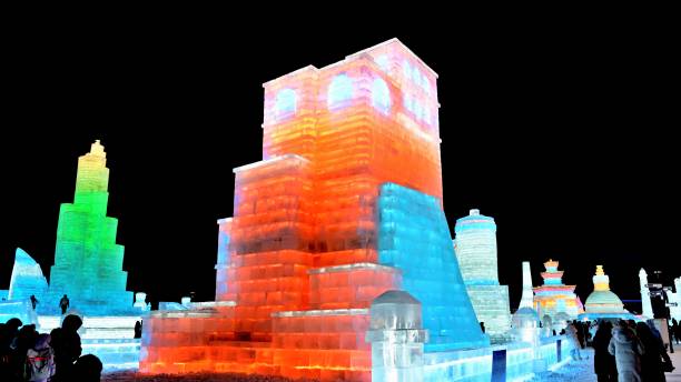 The Harbin Ice and Snow World, initiated in 1999, is a large-scale ice and snow art project hosted by the Harbin Municipal Government of Heilongjiang Province. As of 2024, it has been held for 25 sessions.The Harbin Ice and Snow World opens in December each year and closes in February of the following year.During its opening period, countless domestic and foreign tourists come here for a visit.On January 5, 2024, the Harbin Ice and Snow World was recognized as the world's largest ice and snow theme park and was awarded the Guinness World Record title.