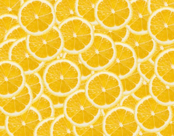 istock A vibrant pattern of lemon slices 2194516843