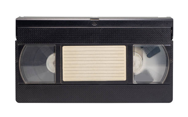 istock Video cassette vhs tape isolated on white with lined label 2194517784