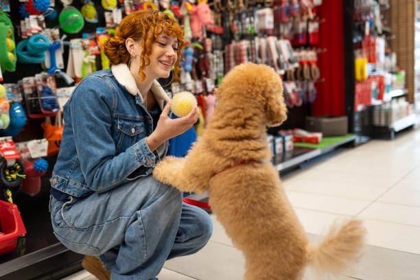 istock Redhead in a pet shop store 2194518786