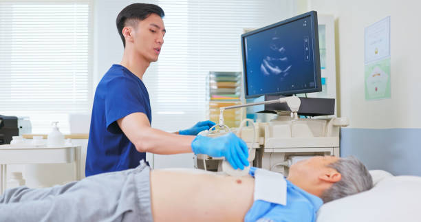 istock elder receive heart ultrasound 2194519995