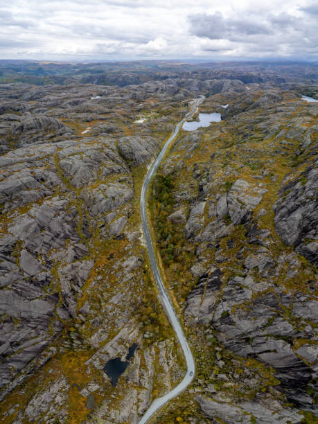 istock Road through the mountains of Rogaland, Norway 2194521835